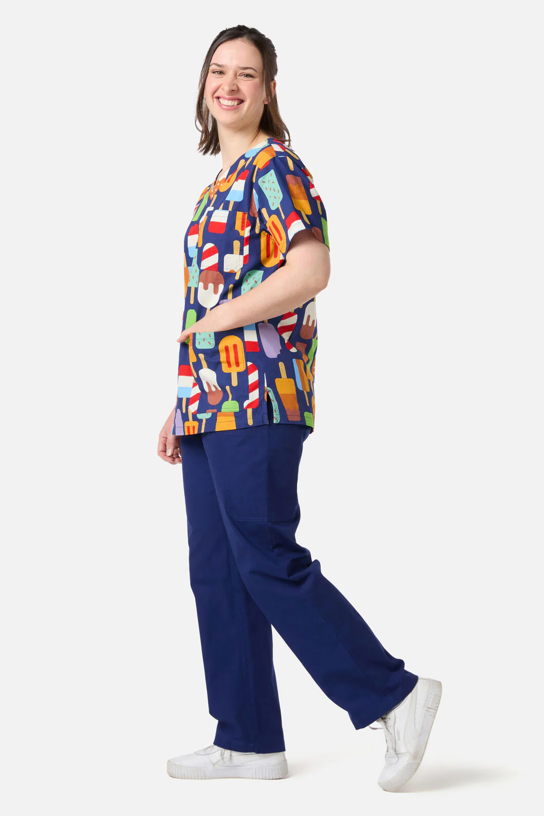 Summer Treats Top & Pant Scrub Set - Image 5