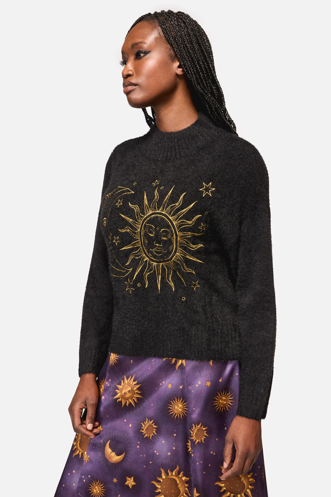 Sun And Moon Goth Knit - Image 2