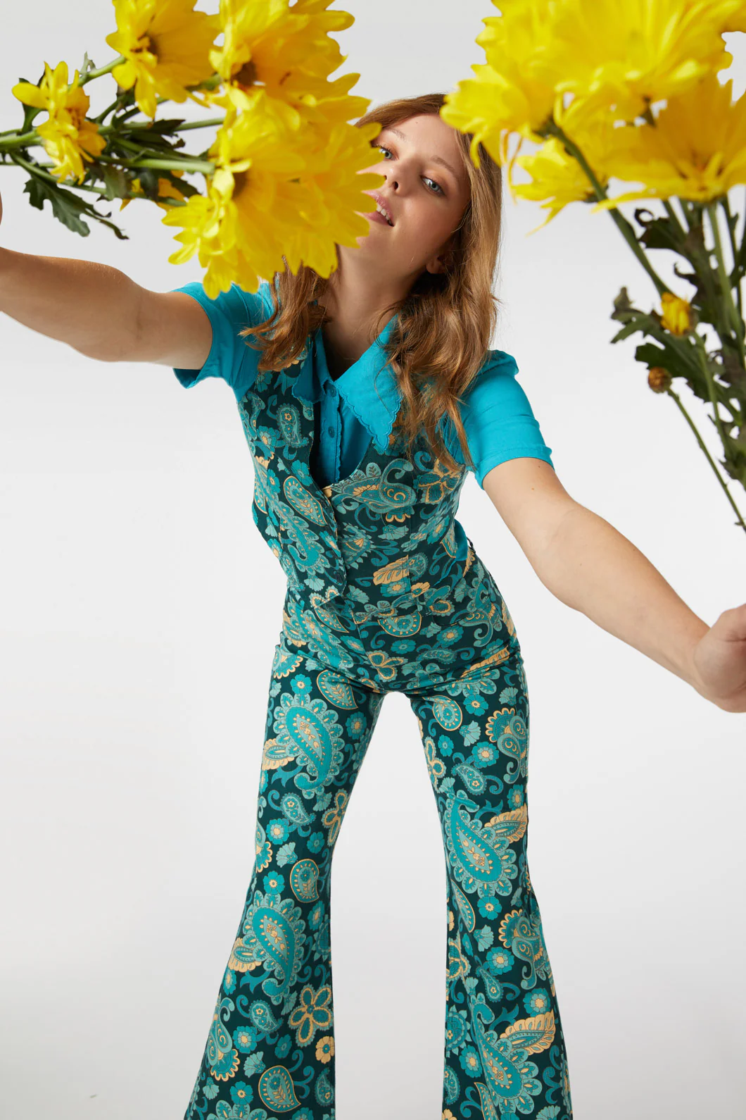 Sunset Paisley Flare Jean - Image 4