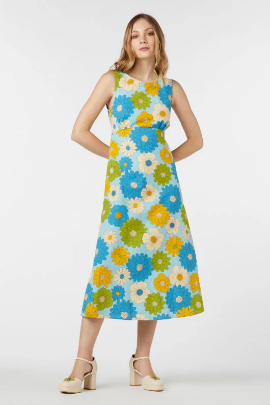 Susan Floral Midi Dress - Image 3