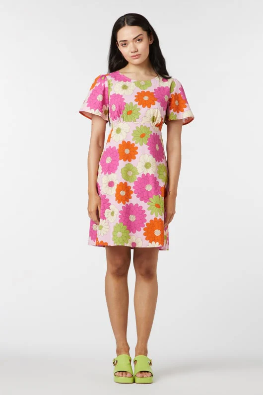 Susan Floral Mini Dress - Image 4