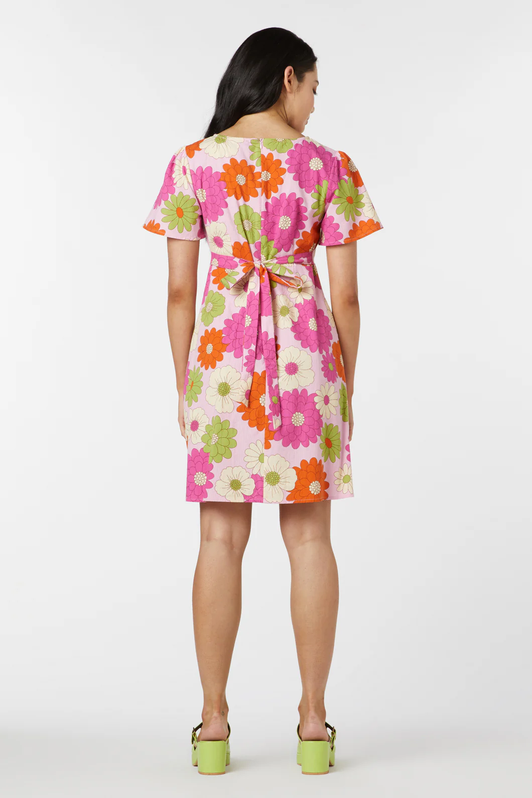 Susan Floral Mini Dress - Image 7
