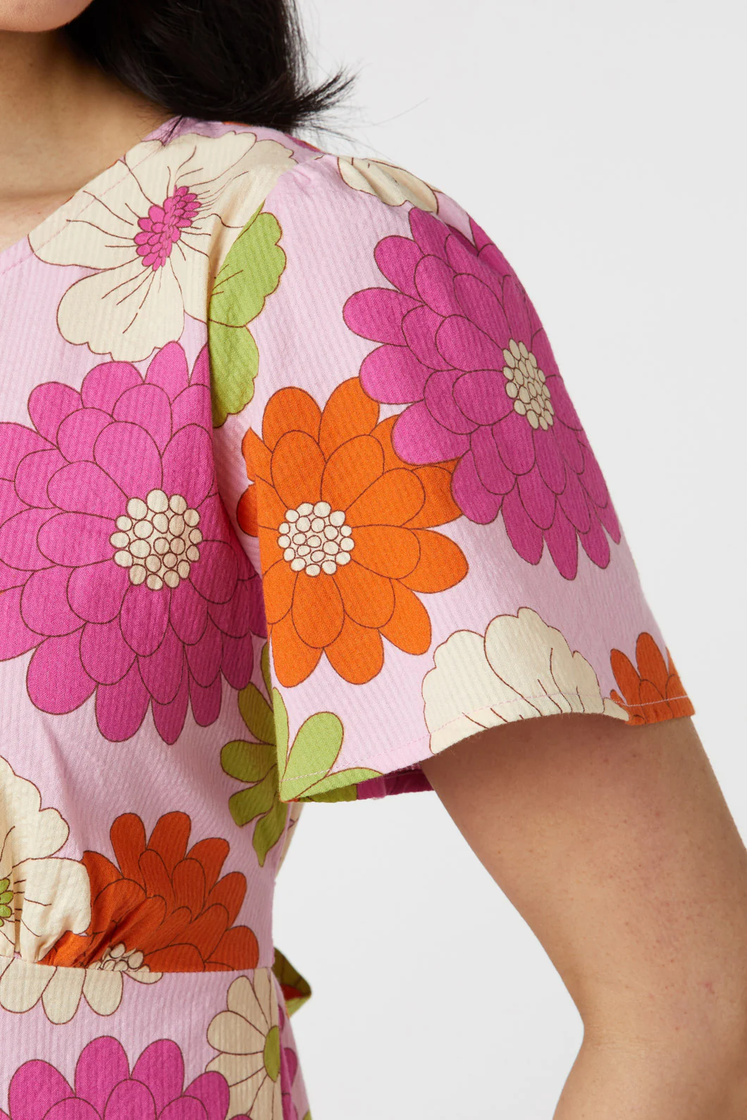Susan Floral Mini Dress - Image 8