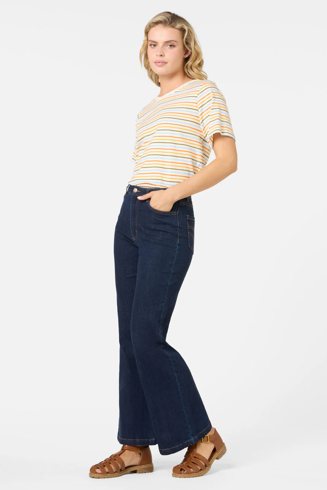 Susie Retro Stripe Tee - Image 10
