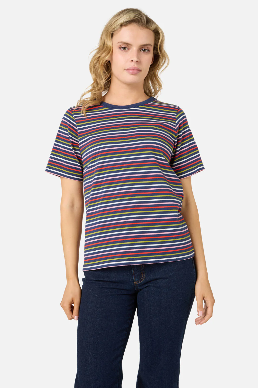 Susie Retro Stripe Tee - Image 2