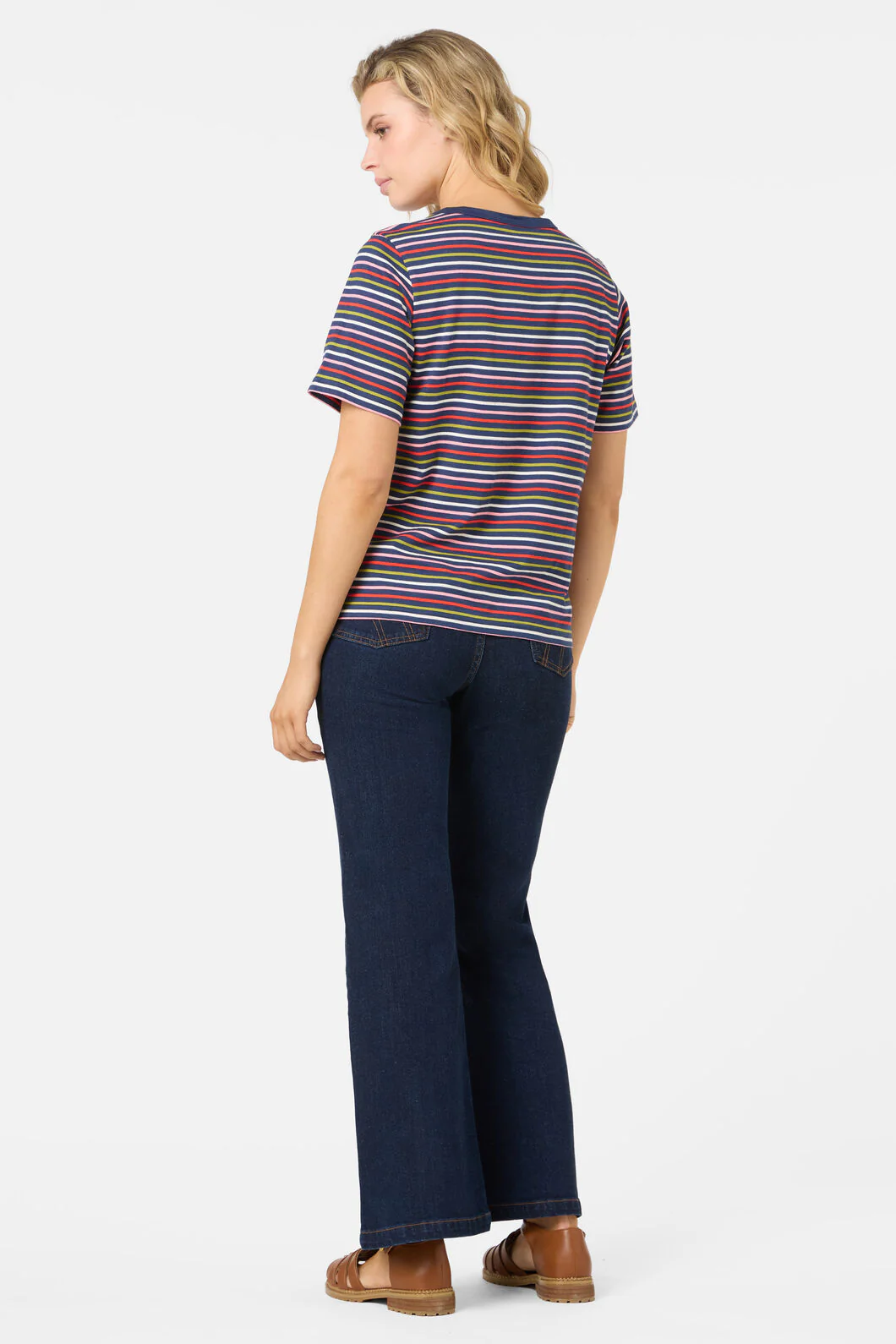 Susie Retro Stripe Tee - Image 6