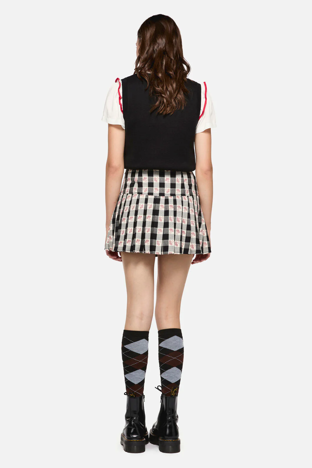 Sweet Home Gingham Skort - Image 4