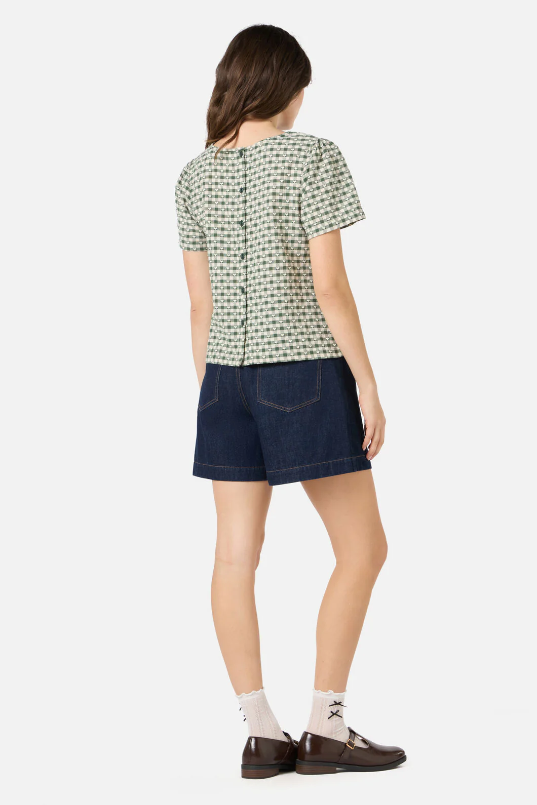 Sweetheart Check Top - Image 4