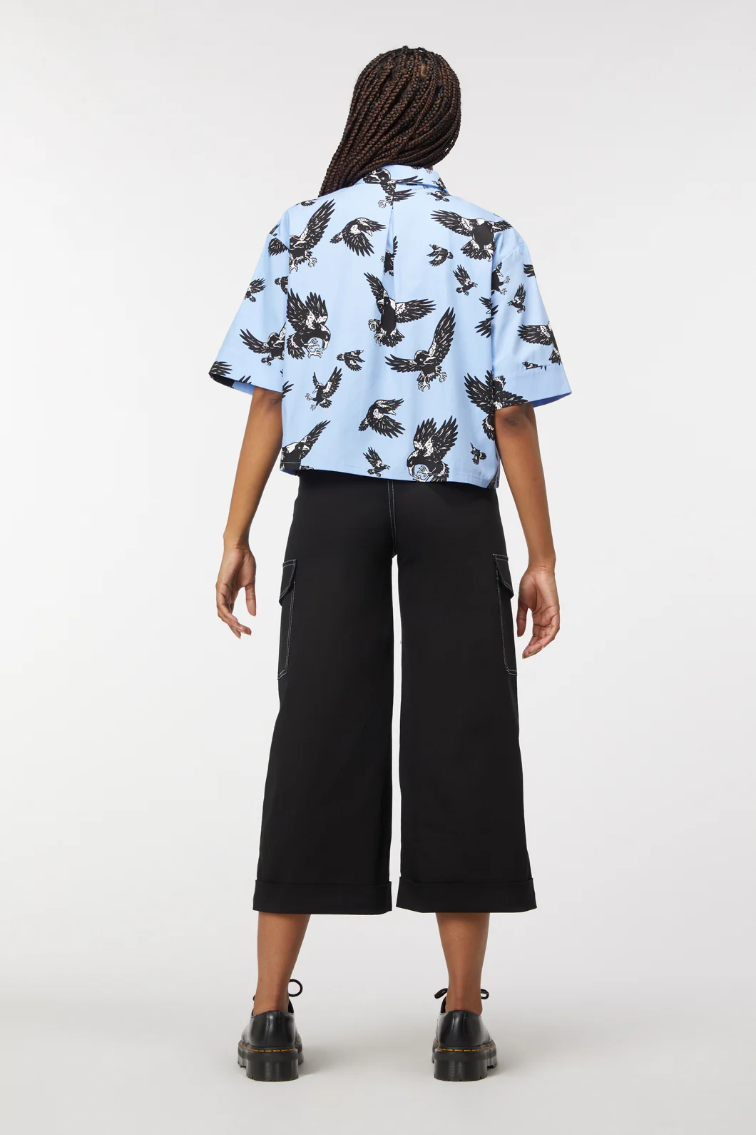 Swoopin Magpie Oversized Shirt - Image 4