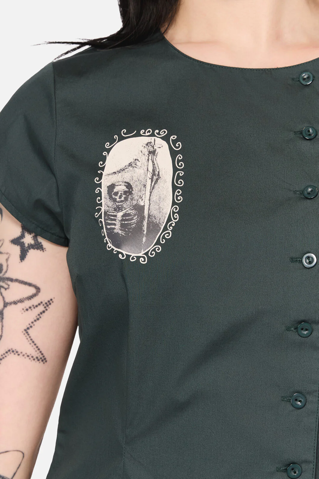 Tabitha Goth Blouse - Image 11