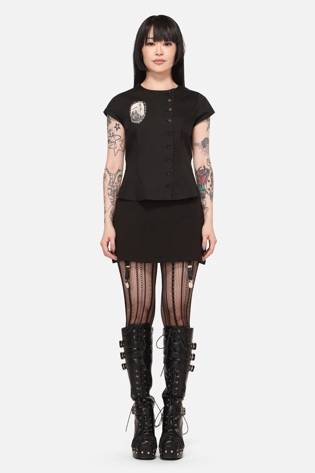 Tabitha Goth Blouse - Image 5
