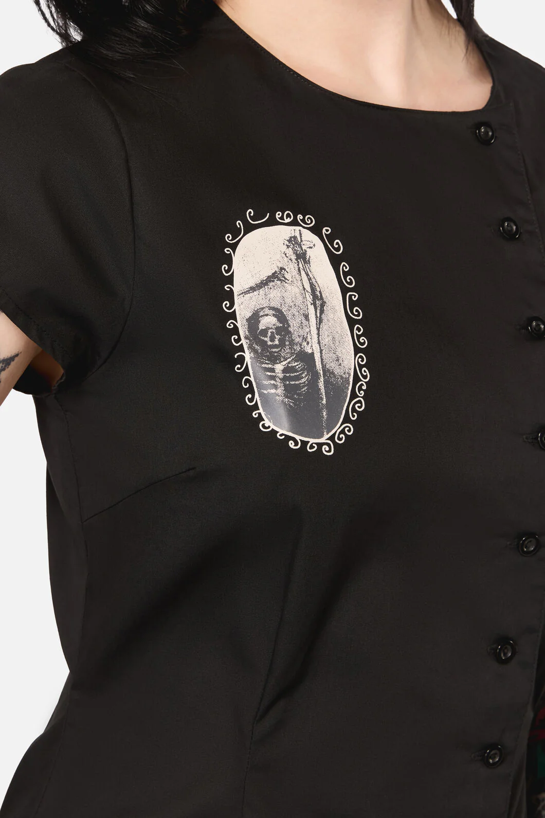 Tabitha Goth Blouse - Image 6