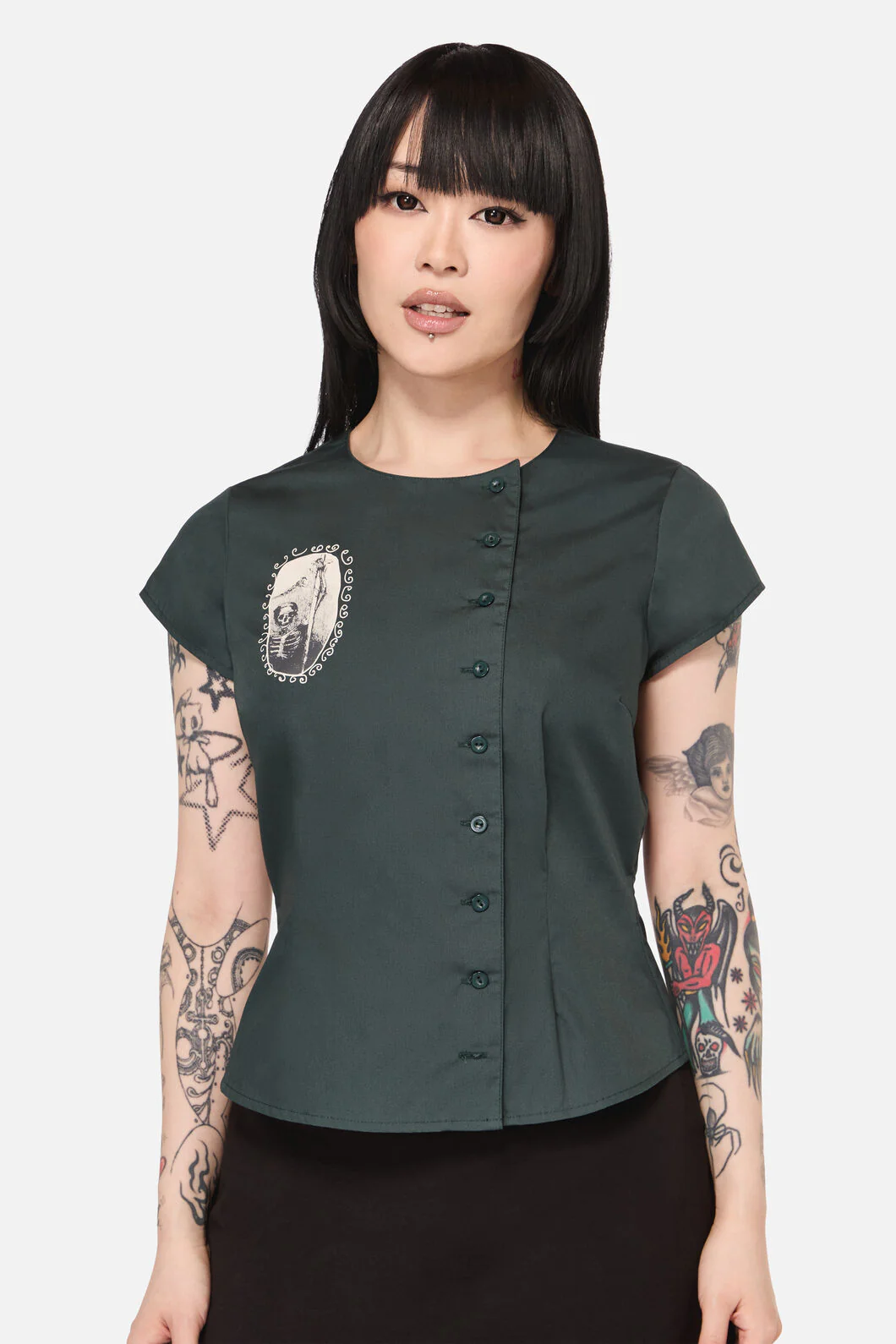 Tabitha Goth Blouse - Image 7