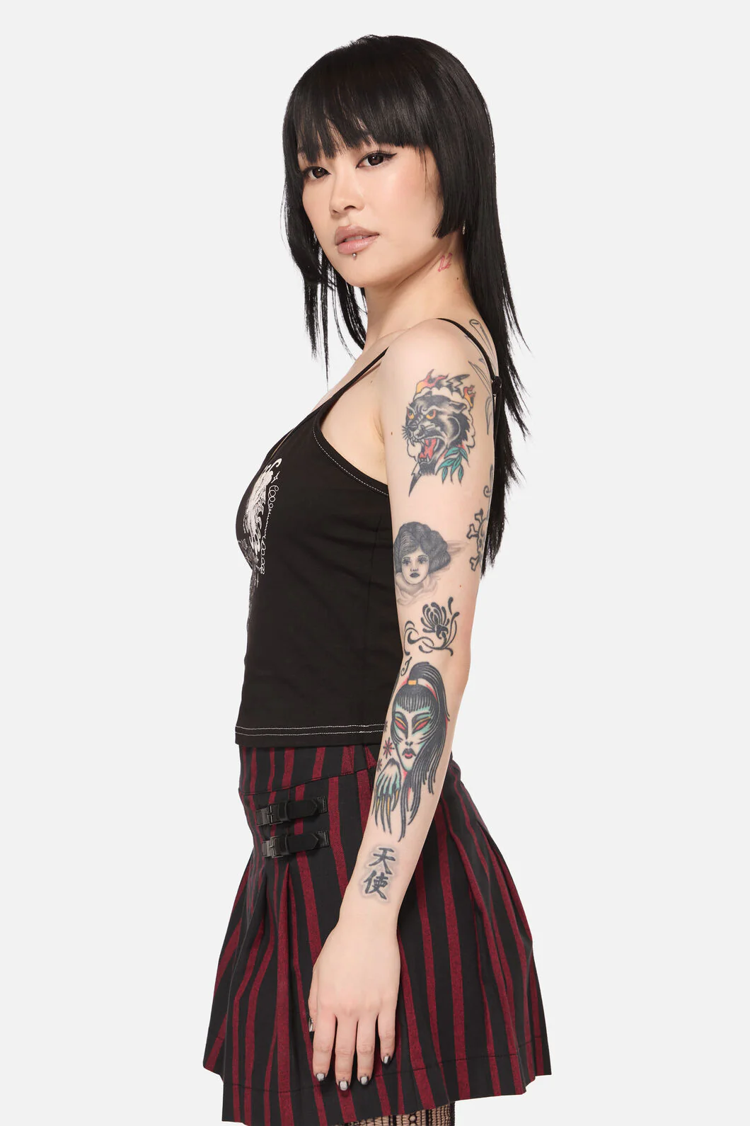Tabitha Goth Tank Top - Image 2