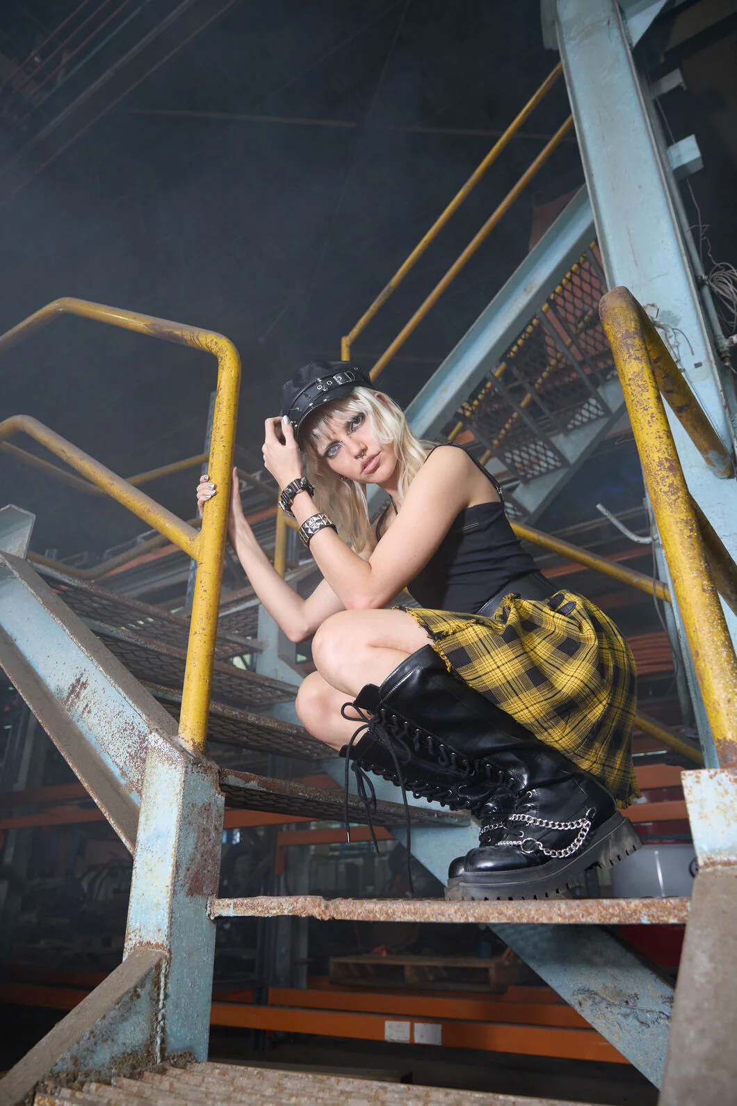 Tai Tartan Punk Mini Skirt - Image 3