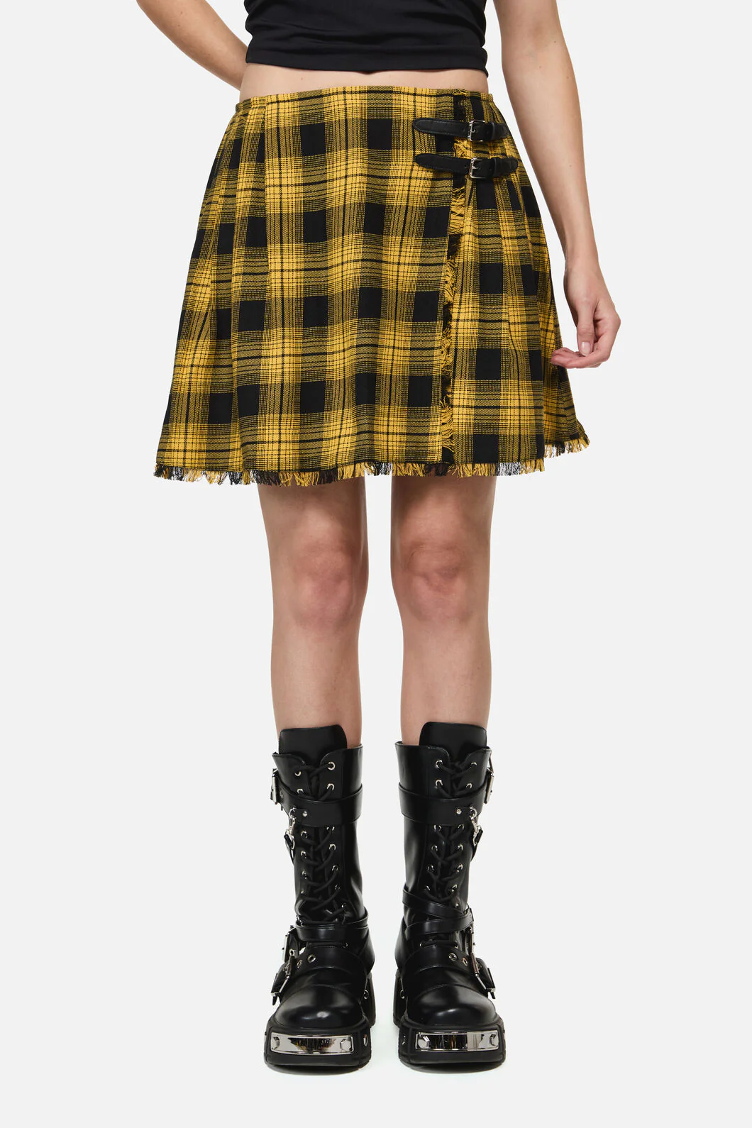 Tai Tartan Punk Mini Skirt - Image 4