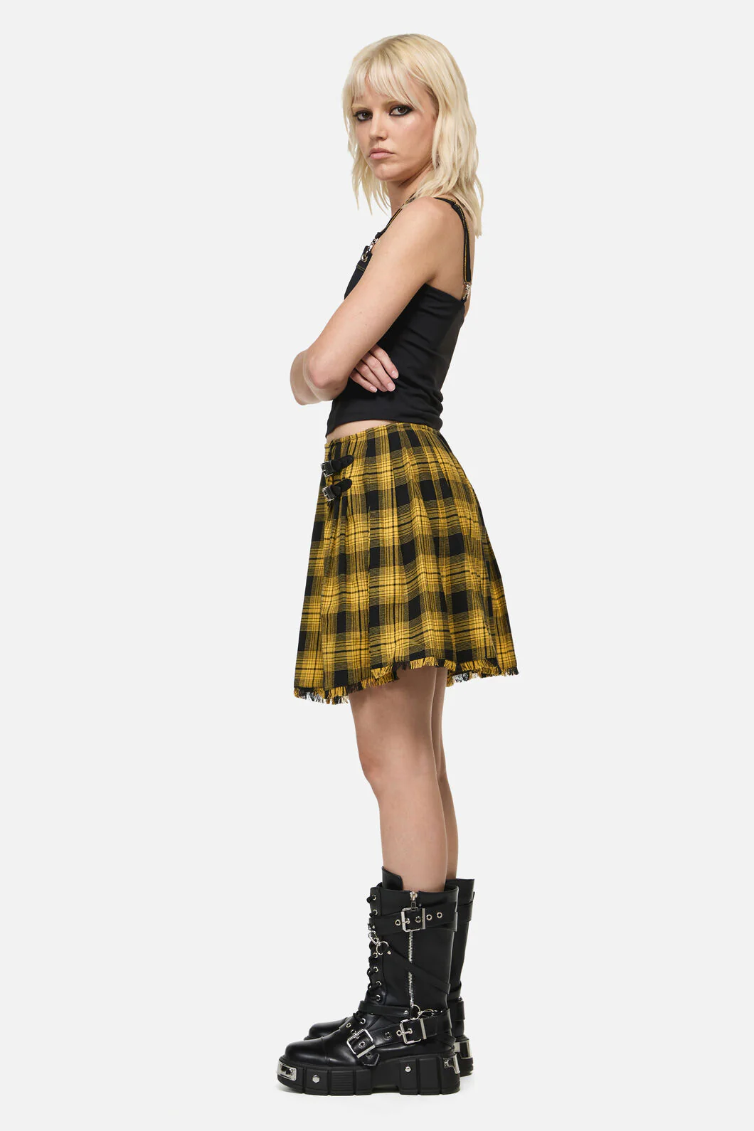 Tai Tartan Punk Mini Skirt - Image 5