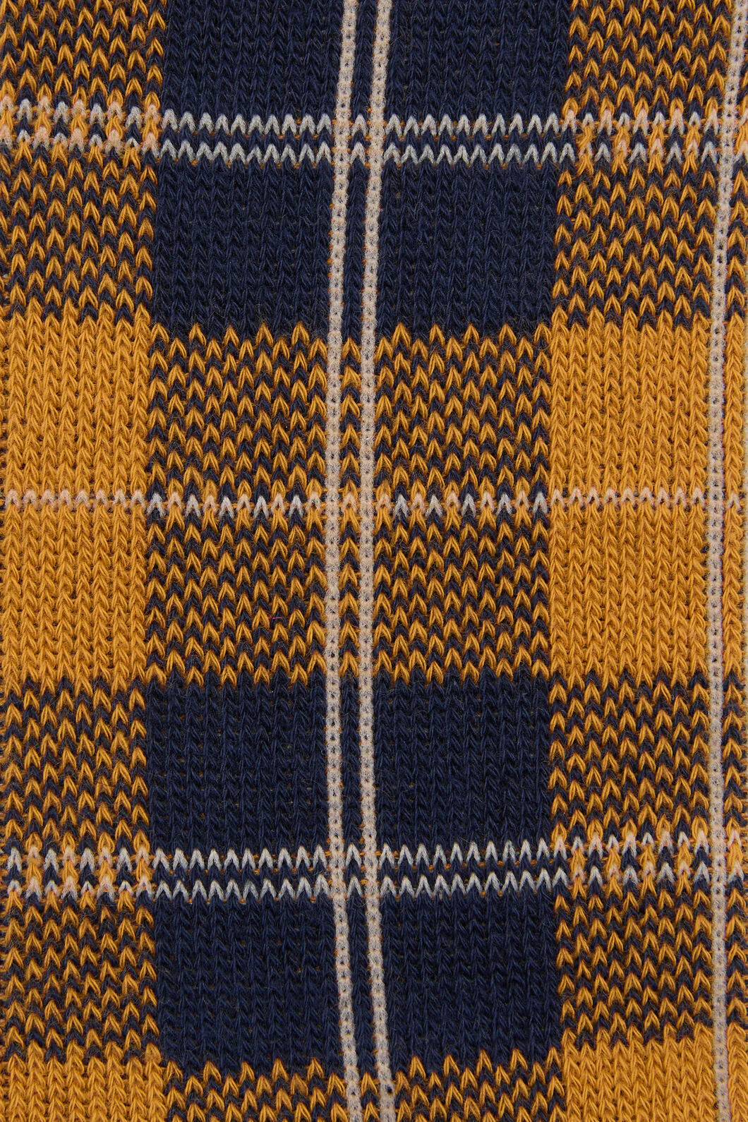 Tan Check Sock - Image 2