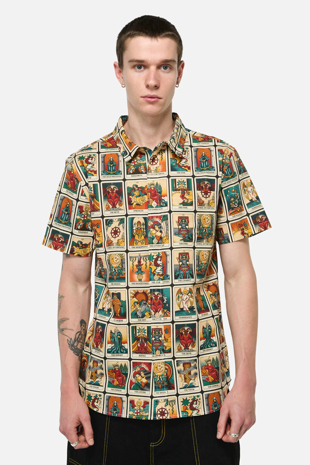 Tarot Print Goth SS Shirt