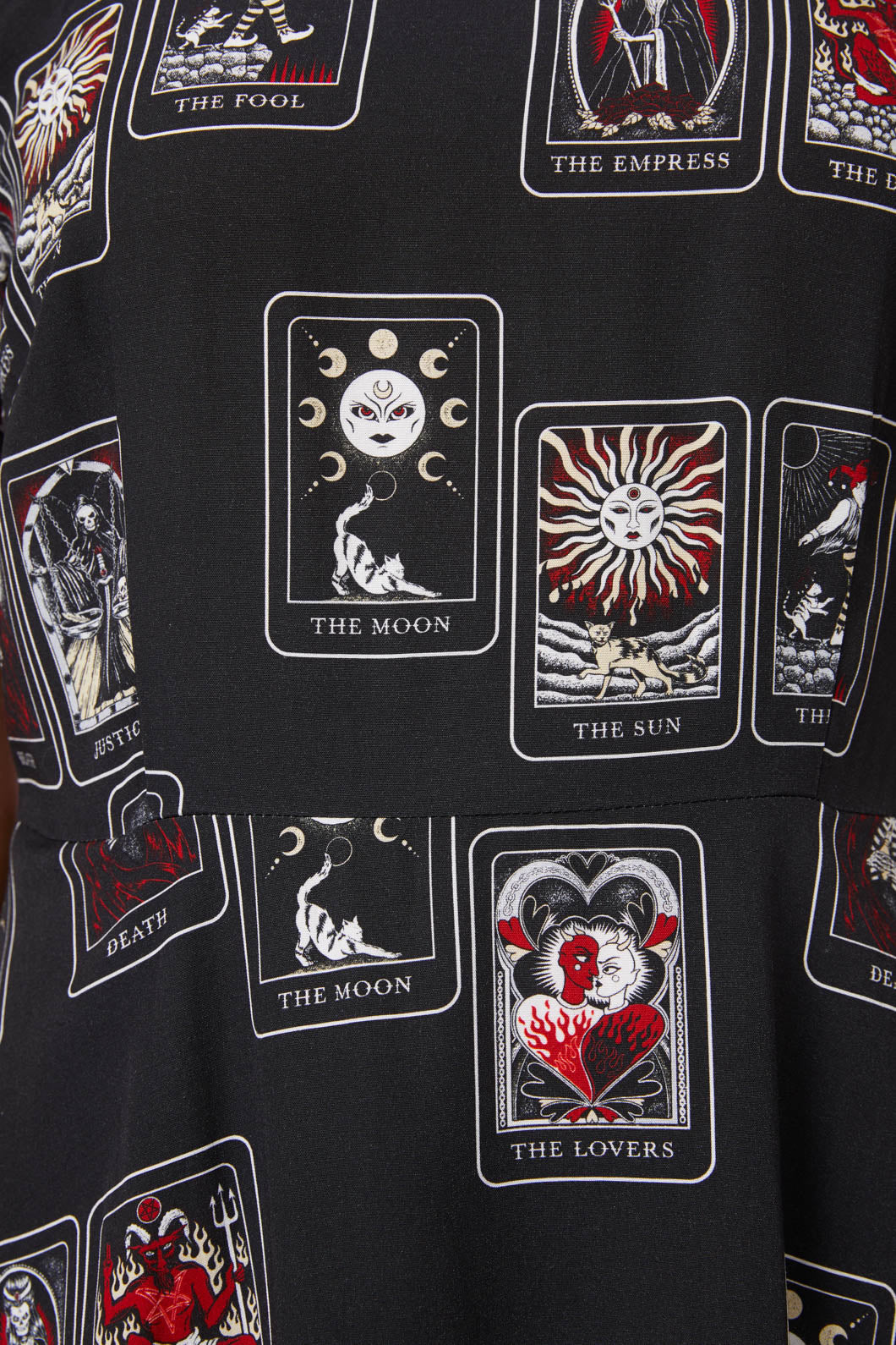 Tarot Spread Print Dress - Image 5