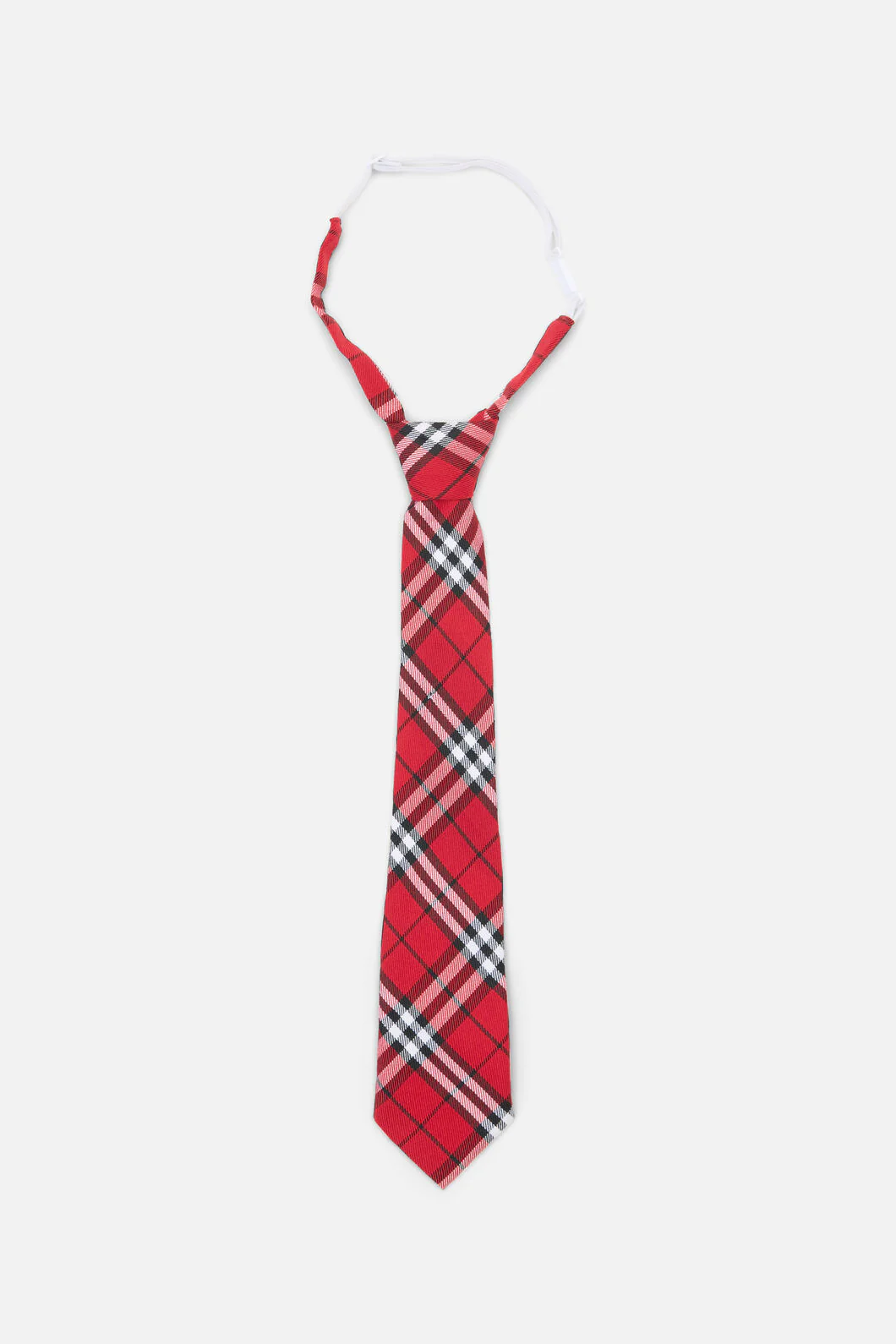Tartan Adjustable Neck Tie - Image 2