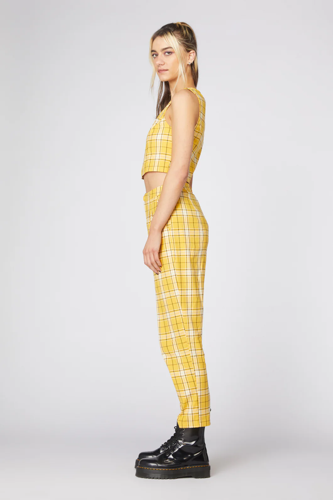 Tartan Mood Bustier Top - Image 3