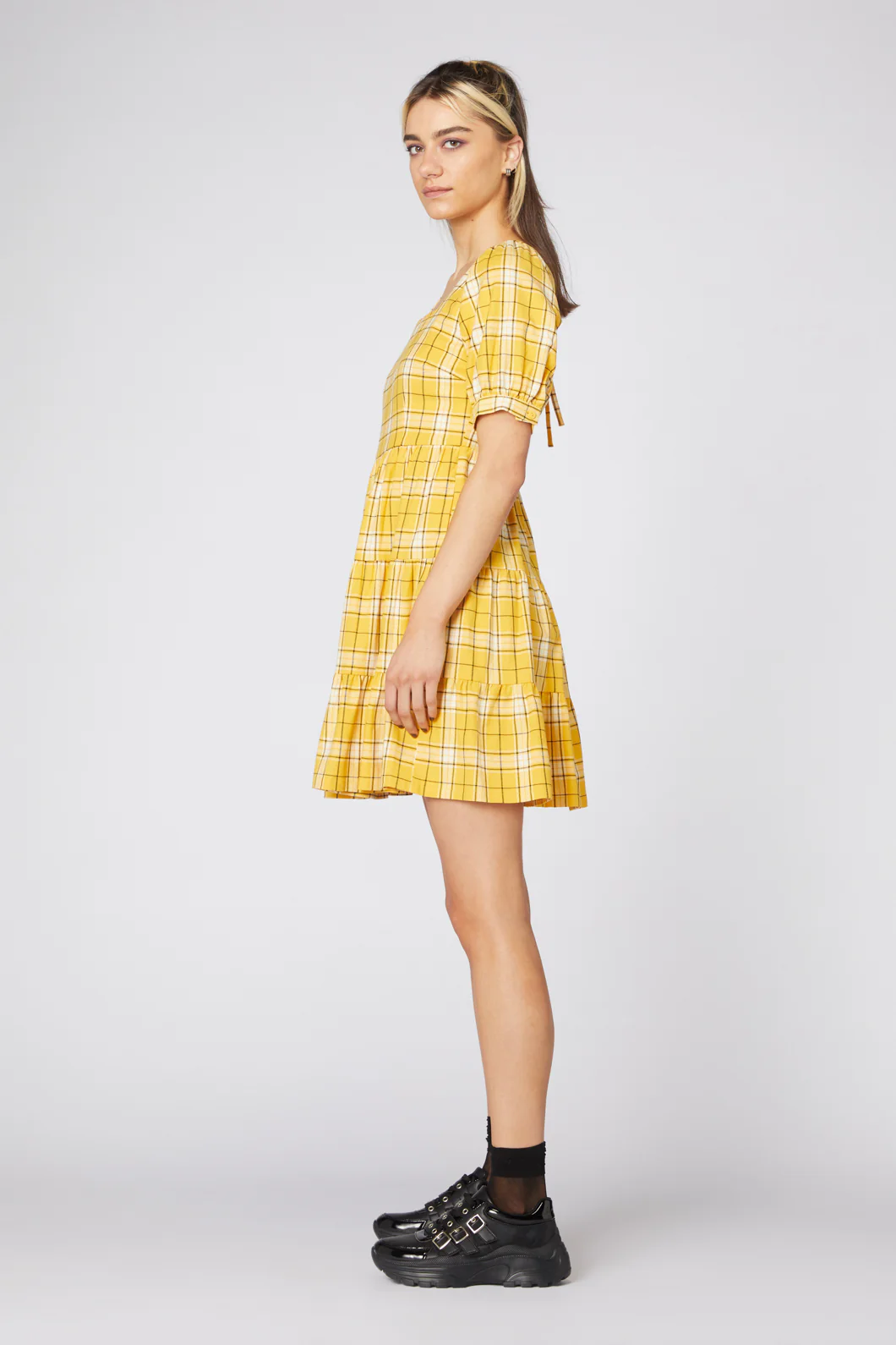 Tartan Mood Ruffle Dress - Image 10