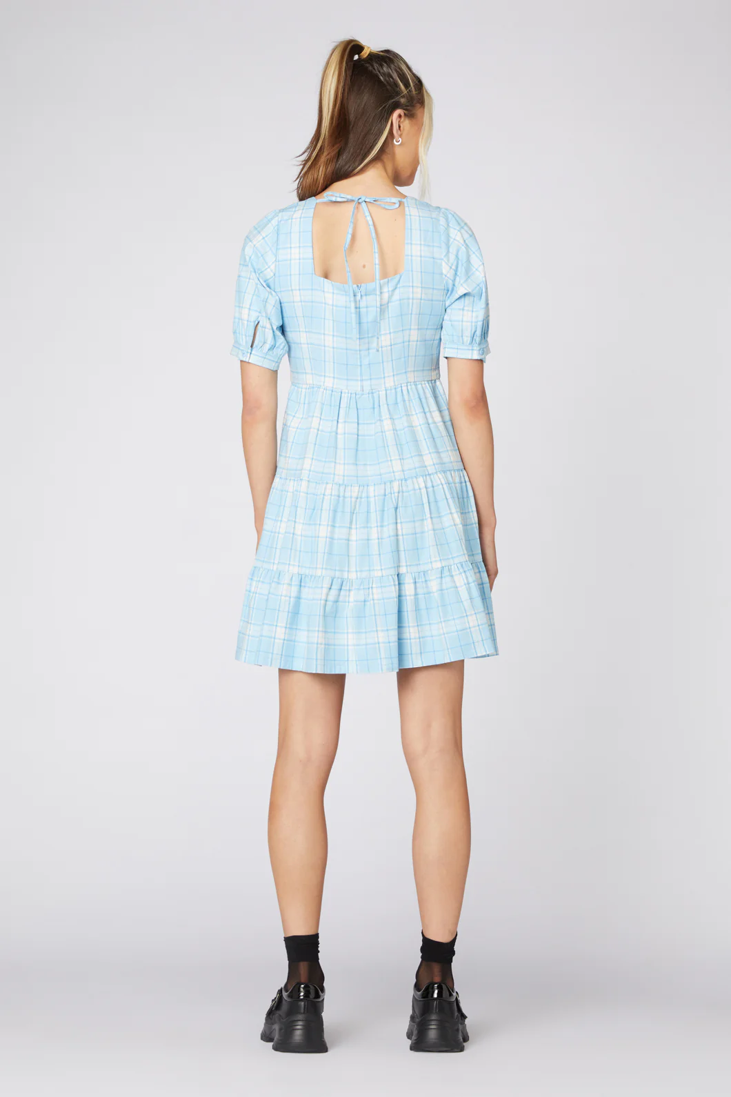 Tartan Mood Ruffle Dress - Image 4