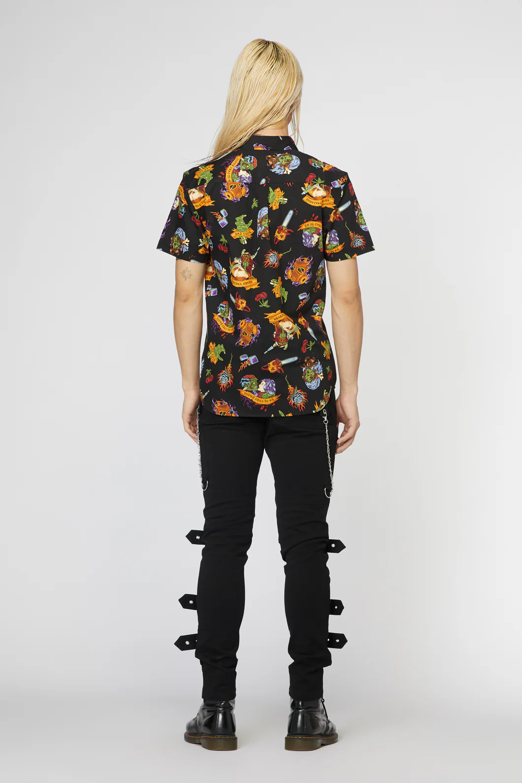 Tattoo Zombie Print Shirt - Image 5