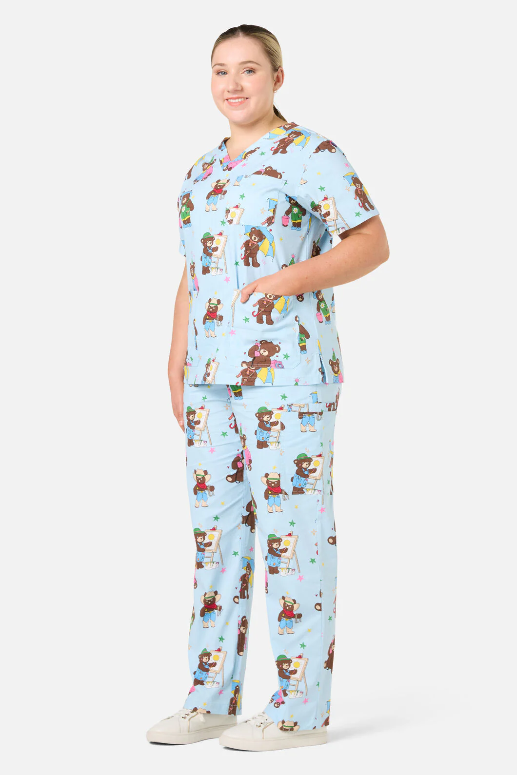 Teddy Bear Scrub Set - Image 3