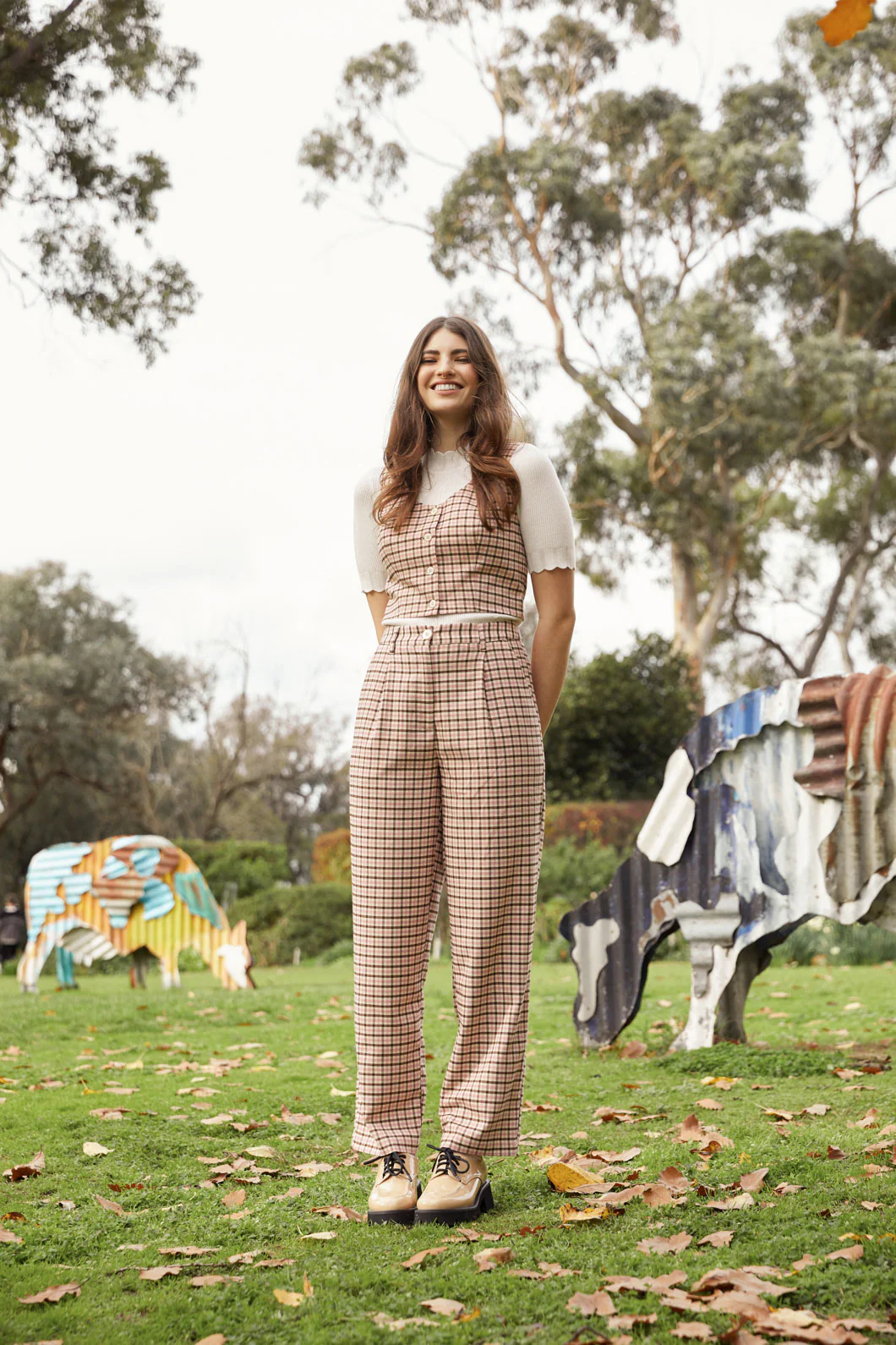 Teigen Check Pant - Image 8