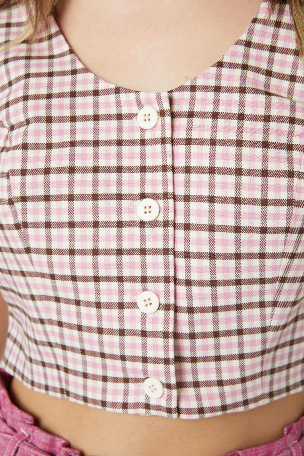 Teigen Check Top - Image 5