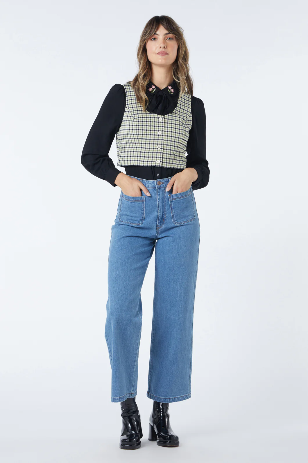 Teigen Check Top - Image 7