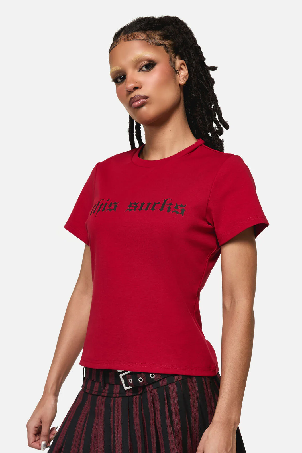 This Sucks Goth Print Tee - Image 3