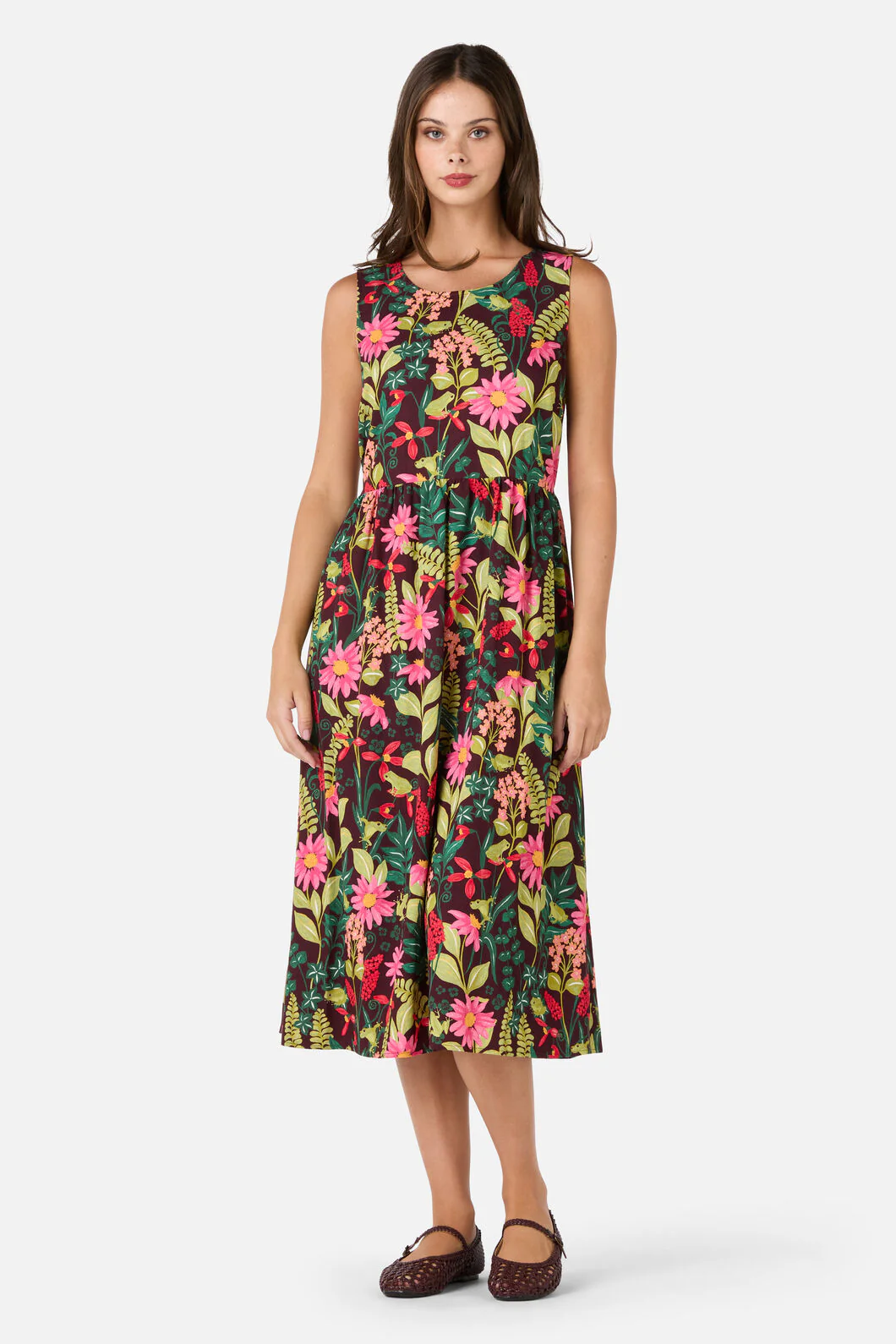 Tiana Tree Frog Midi Dress