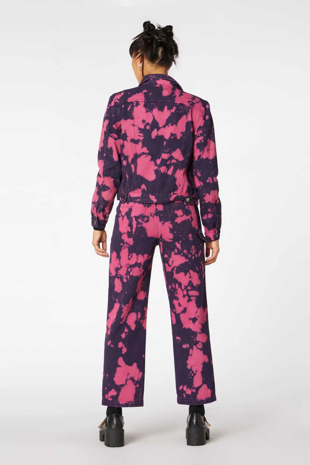 Tie Dye Denim Ex Bf Jacket - Image 5