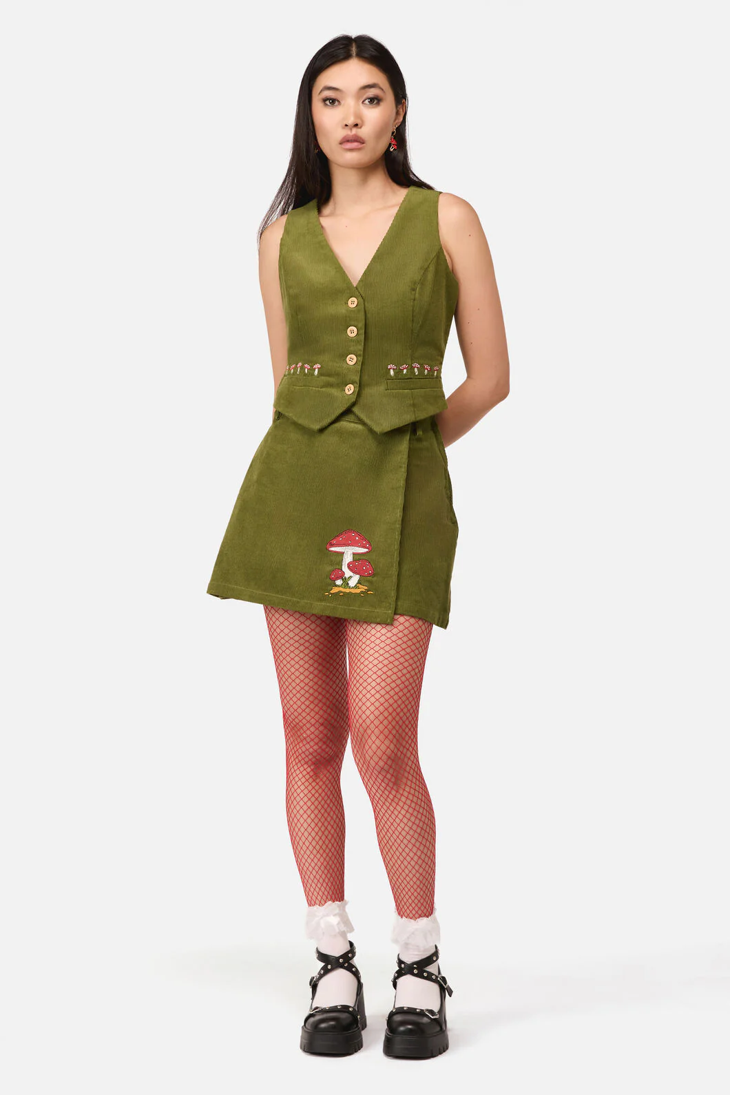 Toadstool Cord Skort