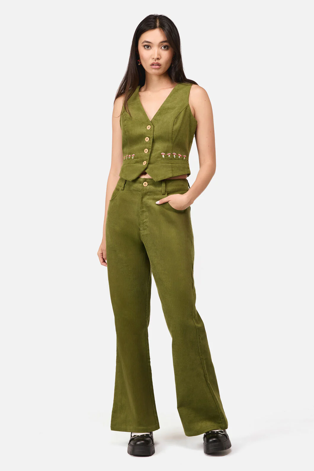 Toadstool Cord Vest - Image 5