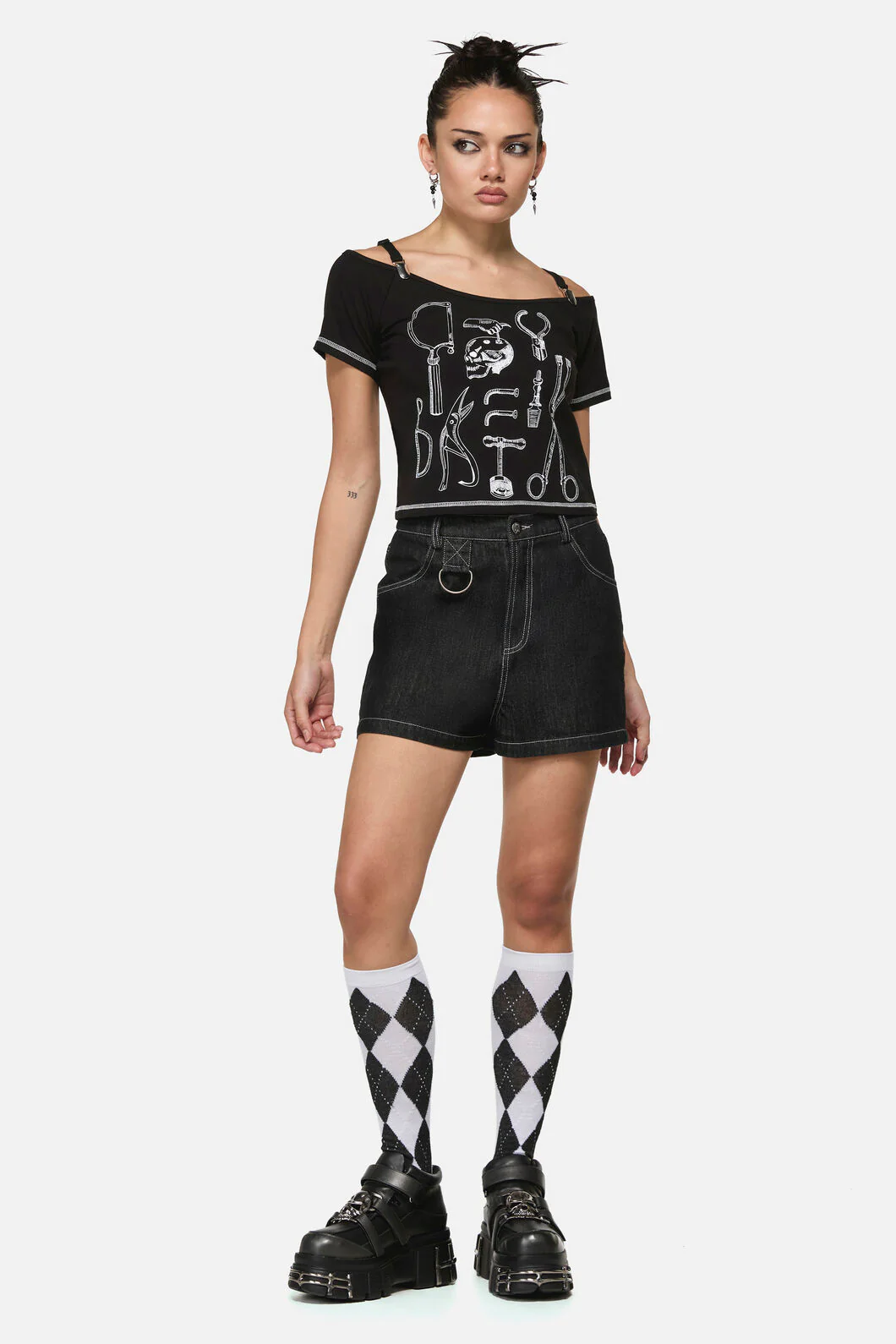 Tools Goth Raglan Tee - Image 4