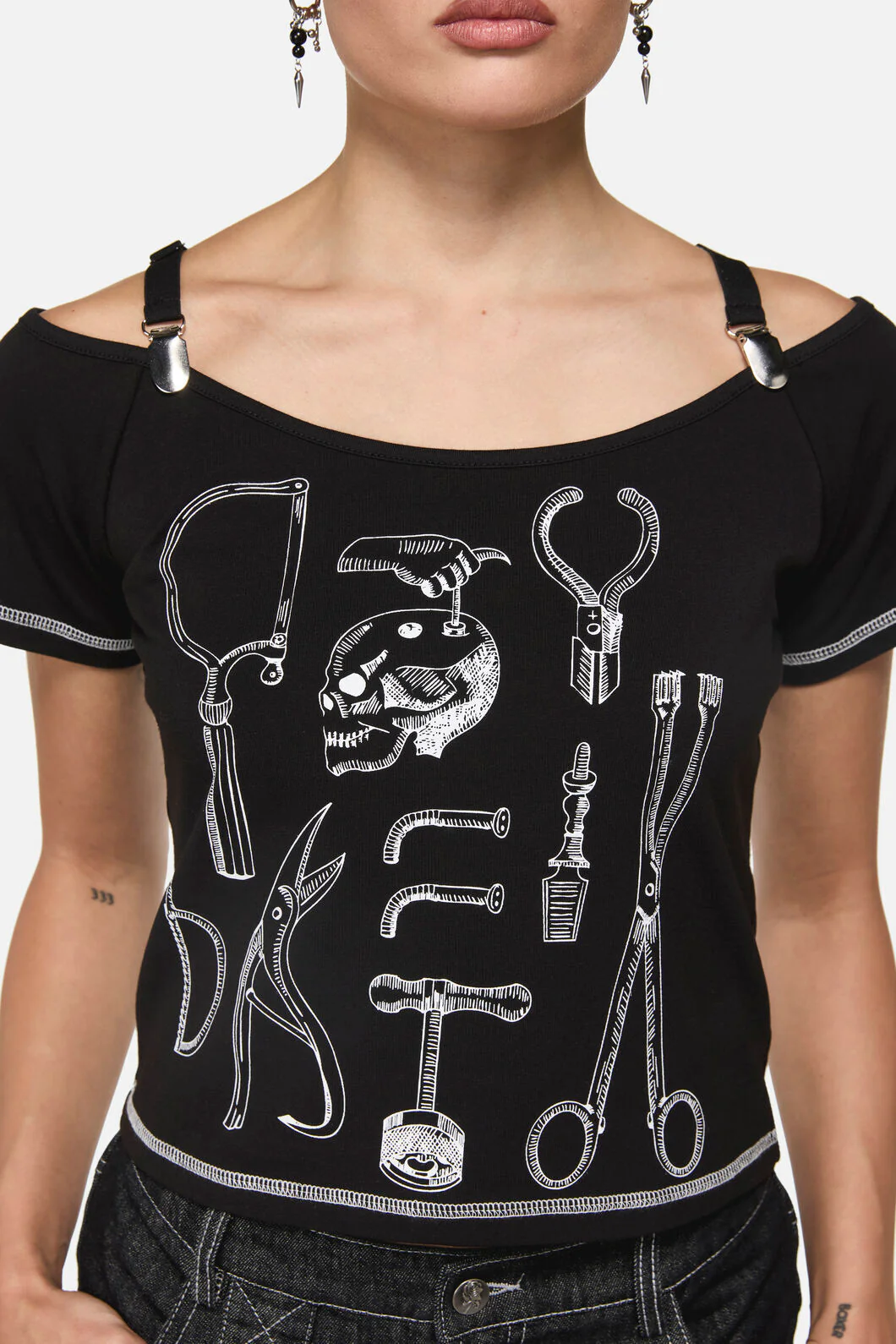 Tools Goth Raglan Tee - Image 5