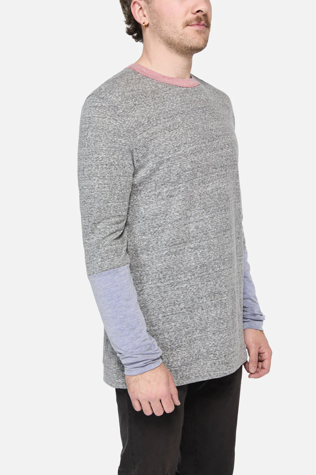 Tri Colour LS Tee - Image 2
