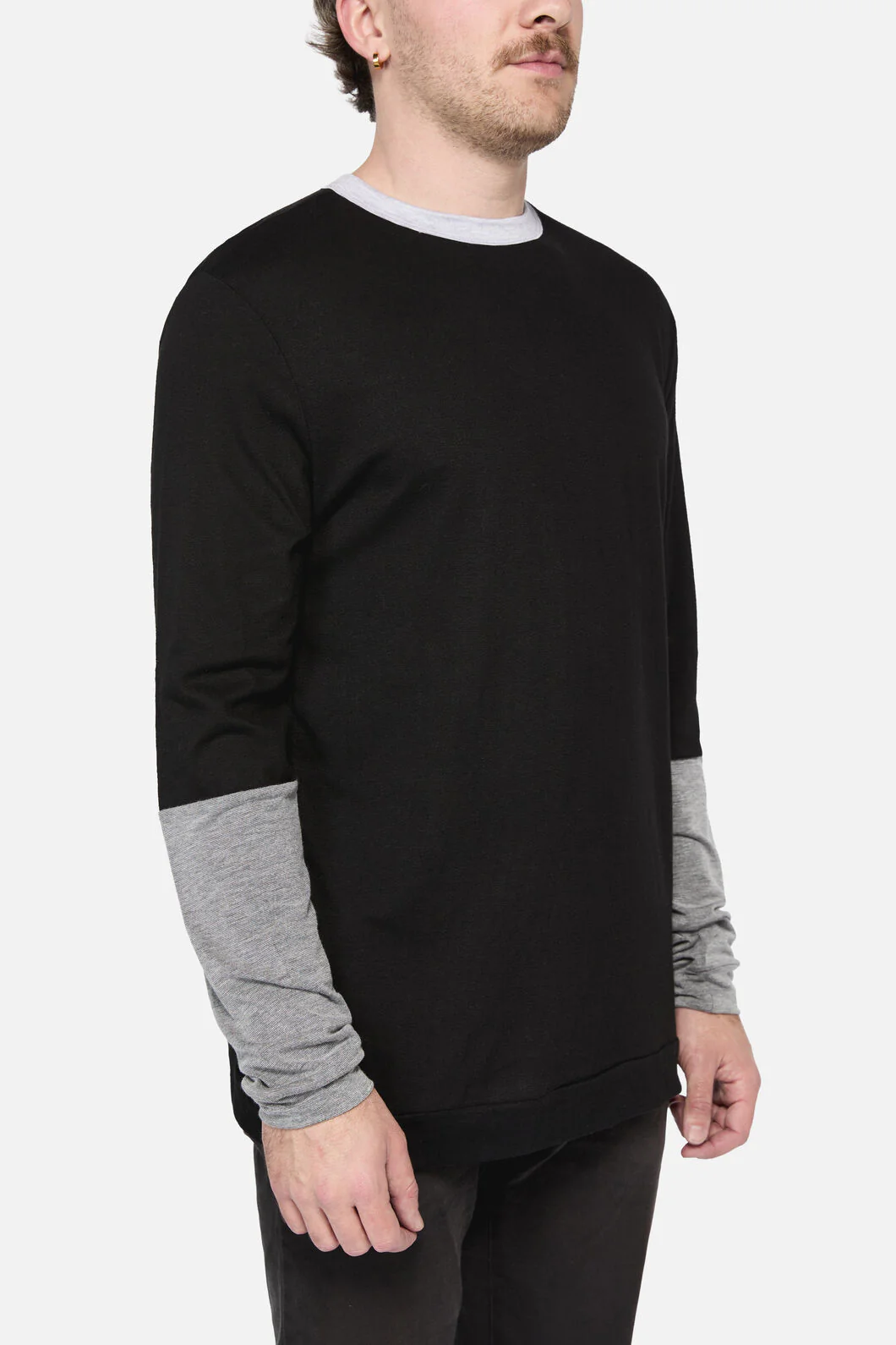 Tri Colour LS Tee - Image 5