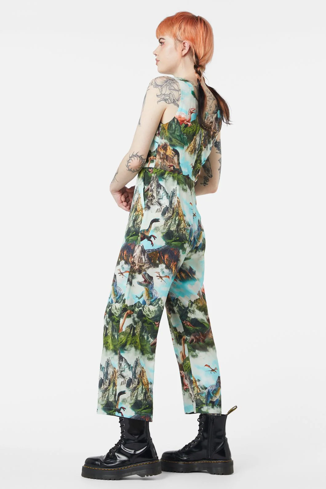 Triassic Scene Printed Jumpsuit - Image 2