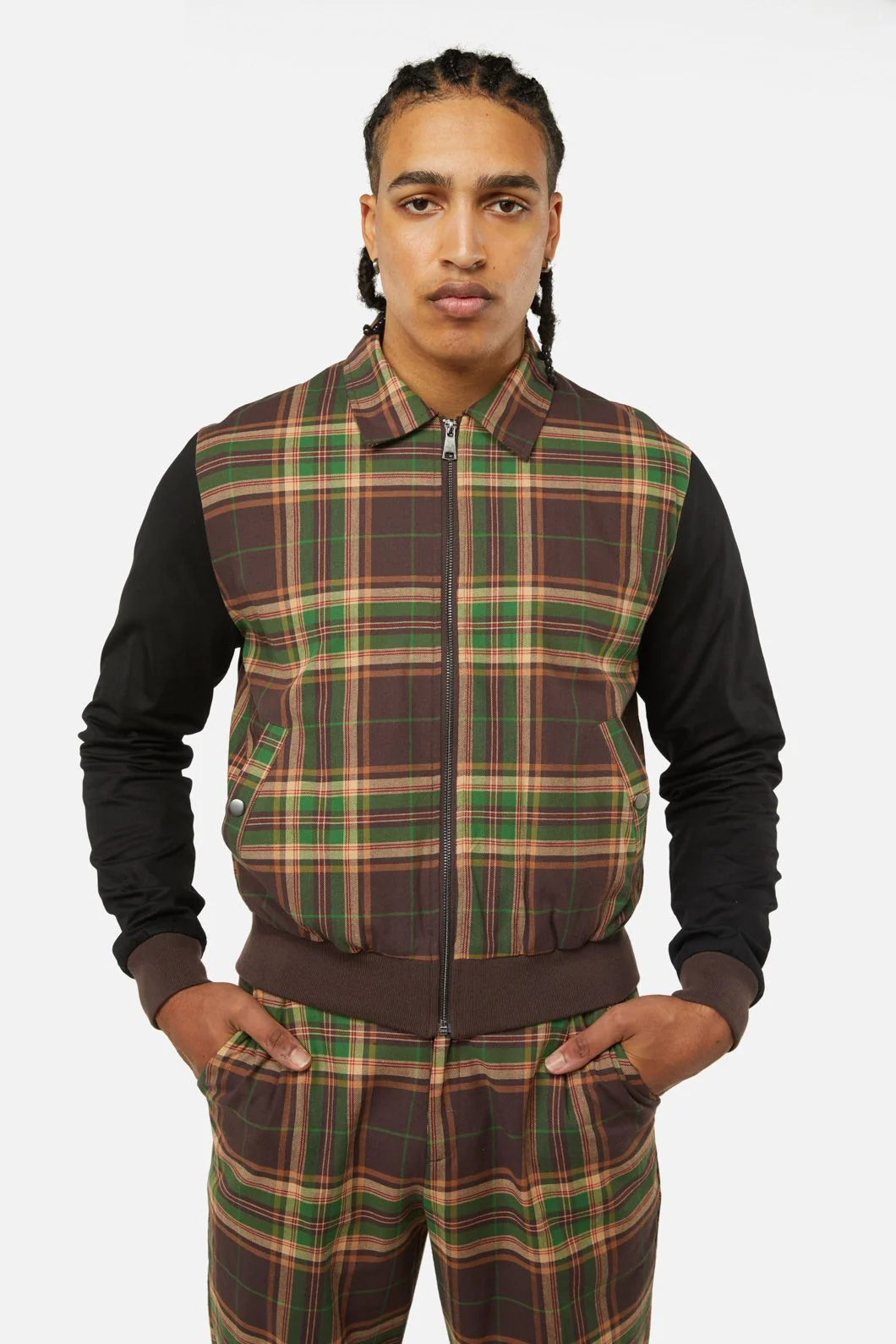 Triassic Tartan Contrast Jacket - Image 2