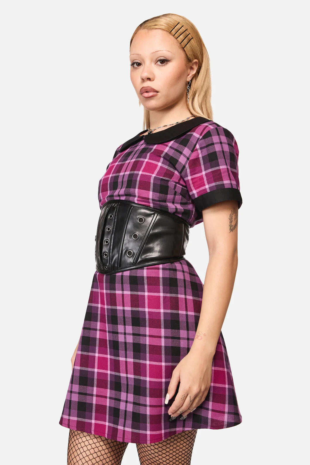 Trickz Pu Underbust Corset - Image 3