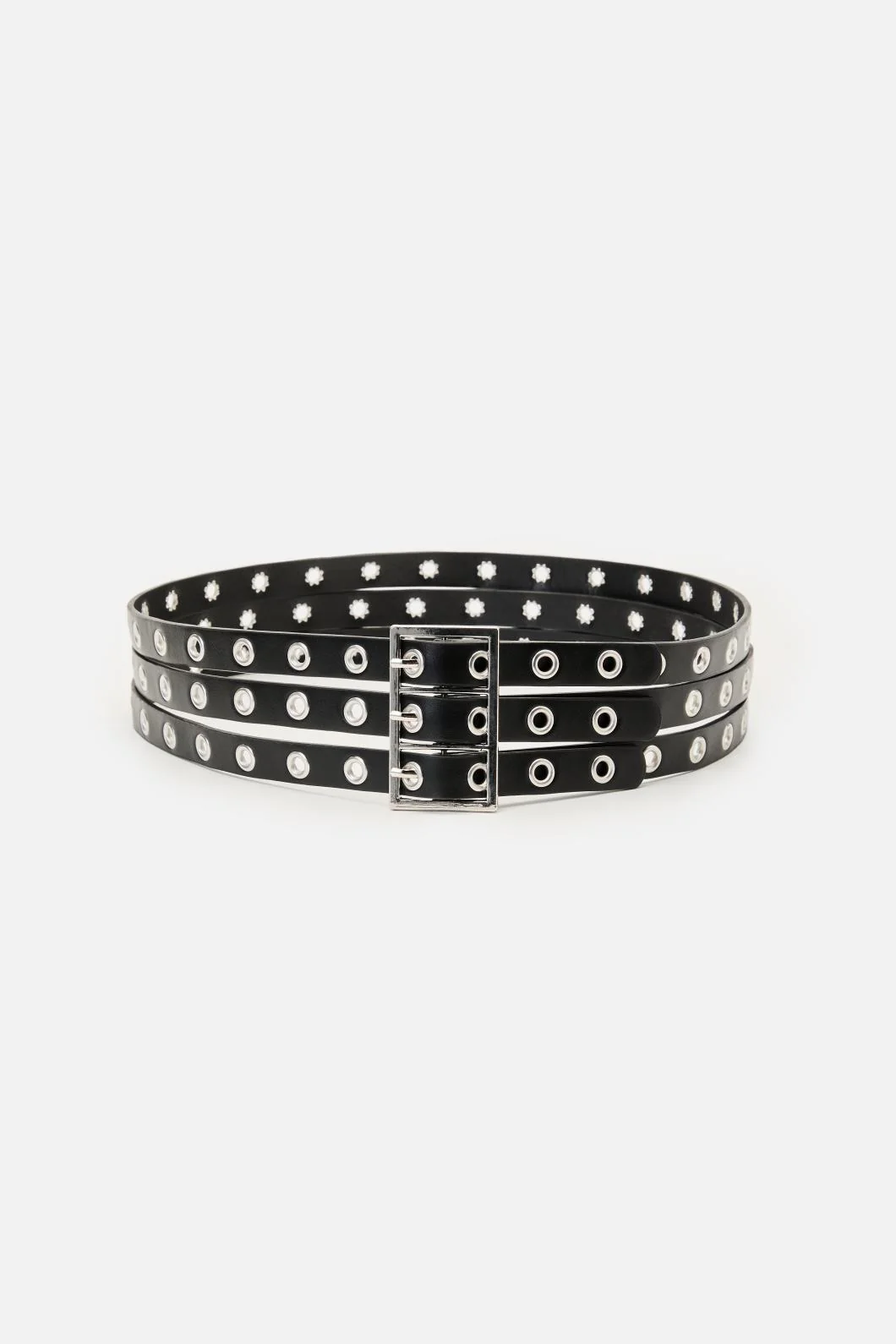 Triple Band Eyelet Wasit Belt - Image 3