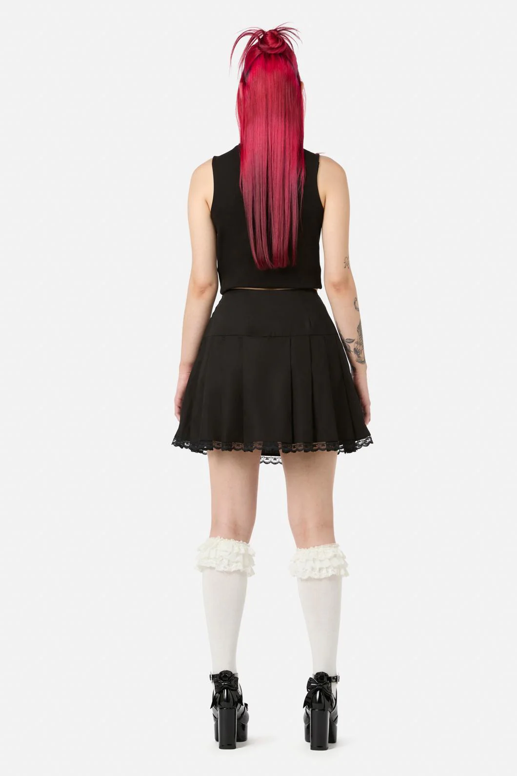 Two Of Hearts Lace Up Skirt - Image 4