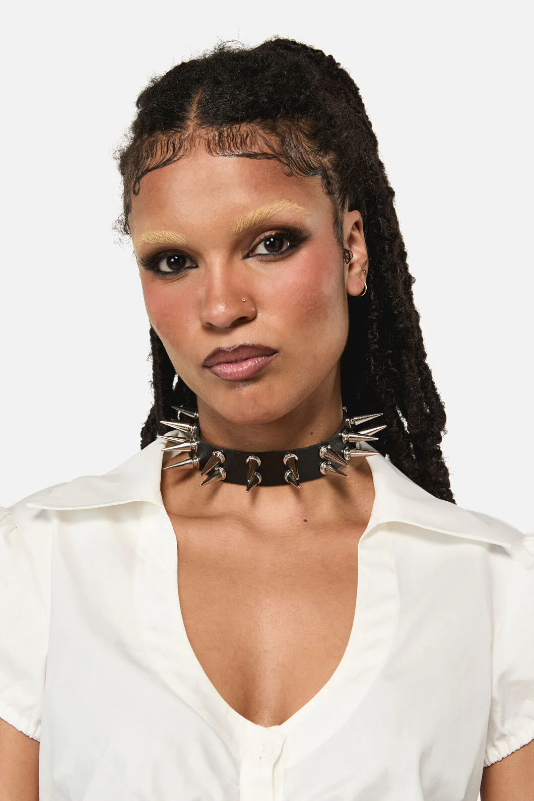 Two Row Spiked Choker - Image 2