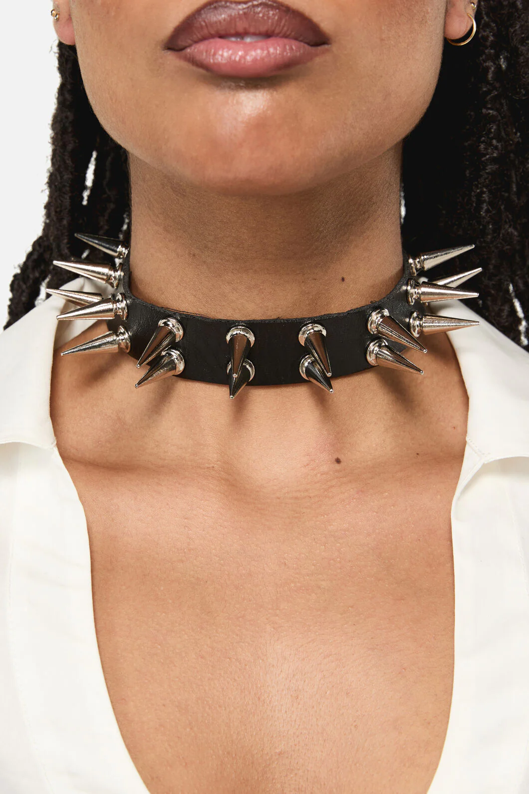 Two Row Spiked Choker - Image 3