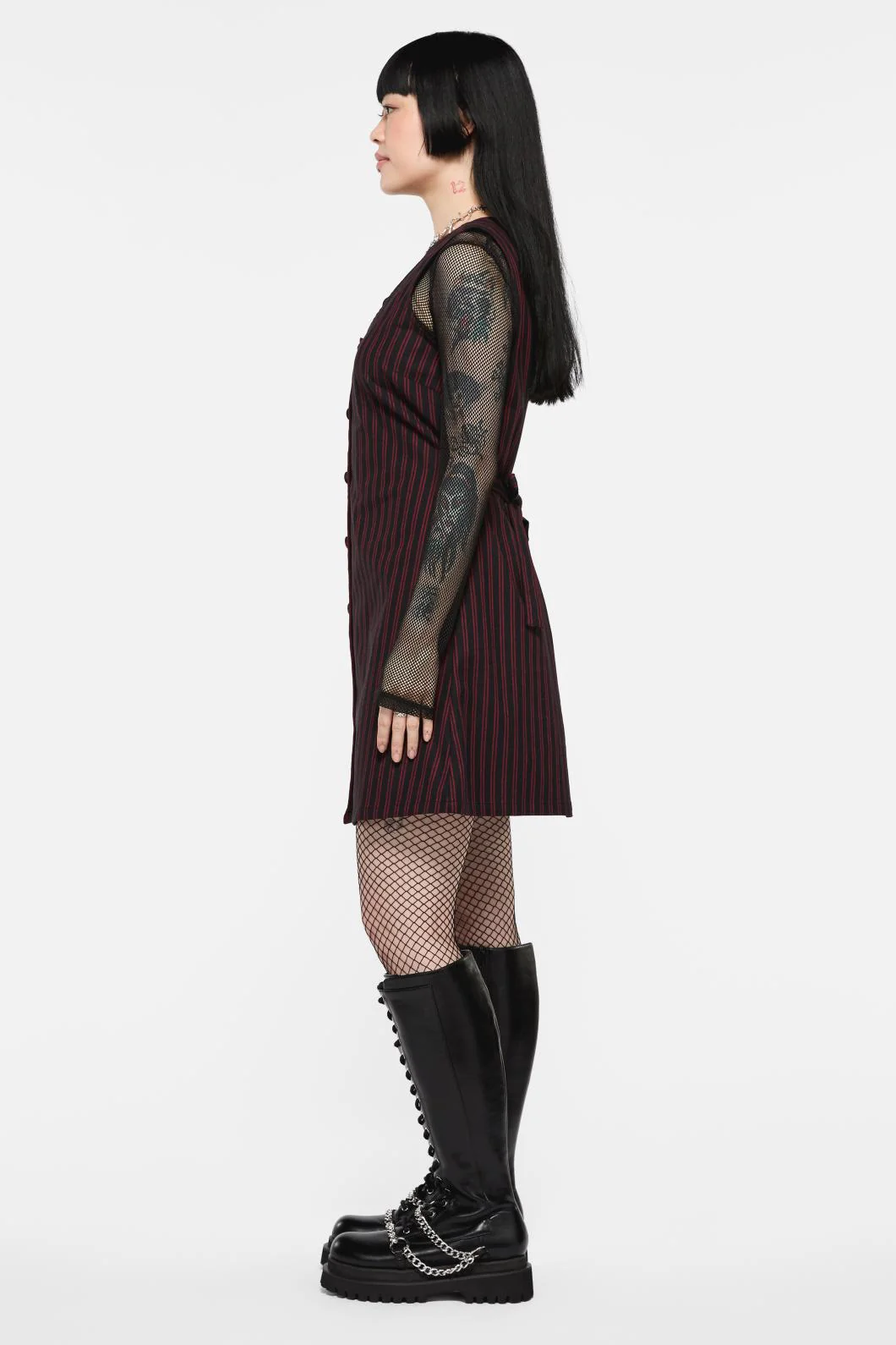 Undead Pinstripe Pinafore - Image 3